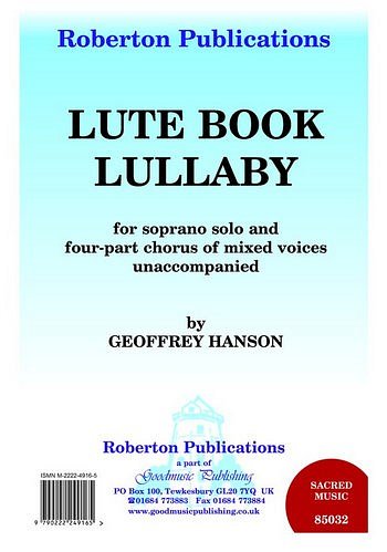 Lute-Book Lullaby, GchKlav (Chpa)
