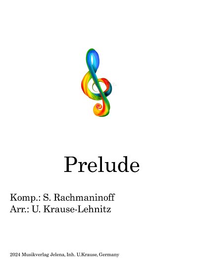 S. Rachmaninow: Prelude, Blaso (Pa+St)