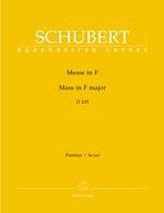 F. Schubert: Messe F-Dur D 105, 6GesGchOrch (Part.)