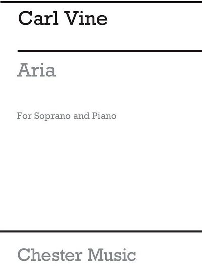 Aria (Soprano Voice And Piano)
