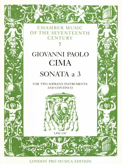 G.P. Cima: Sonata a Tre (Pa+St)