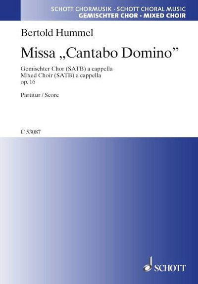 B. Hummel: Missa "Cantabo Domino"