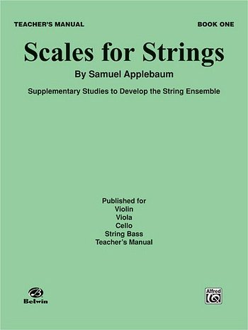 S. Applebaum: Scales for Strings, Book I, Sinfo (Bu)
