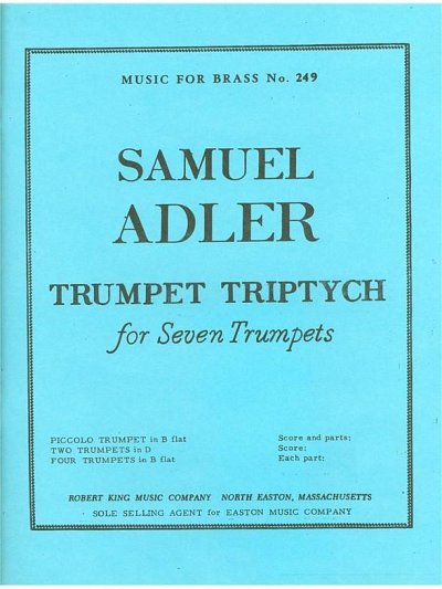S. Adler: Samuel Adler: Trumpet Triptych (Pa+St)