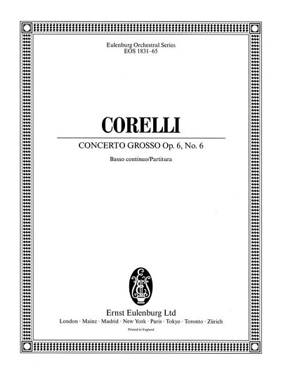 A. Corelli: Concerto Grosso F-Dur Op 6/6 Eulenburg Orchestra