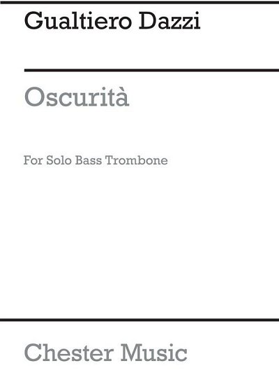 Oscurita Solo Bass Trombone