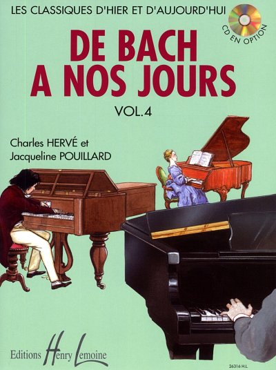 C. Hervé: De Bach à nos jours 4A, Klav (+CD)