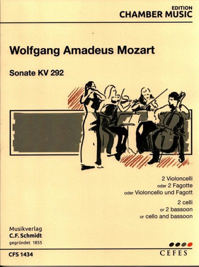 W.A. Mozart: Sonate KV 292 , 2Vc/Fag (Sppa)