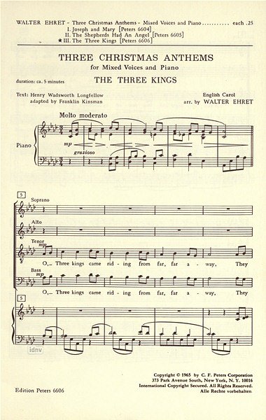 Ehret Walter: The Three Kings