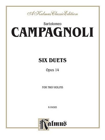 B. Campagnoli: Six Duets, Op. 14