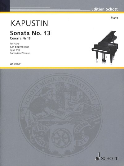 N. Kapustin: Sonata No. 13 op. 110, Klav