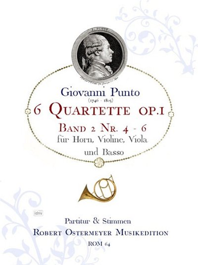 Punto Giovanni: 6 Quartette für Horn, Violine, Viola und Basso op. 1, Heft 1 F-Dur op. 1