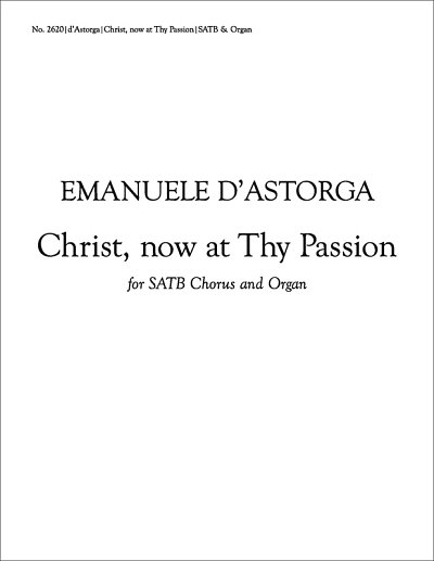 Stabat Mater: Christ, Now at Thy Passion, GchOrg (Chpa)