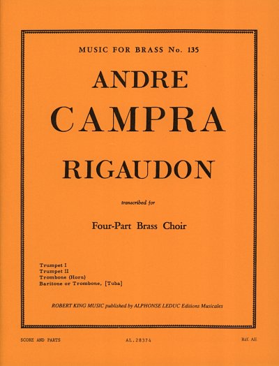 A. Campra: Rigaudon (Pa+St)