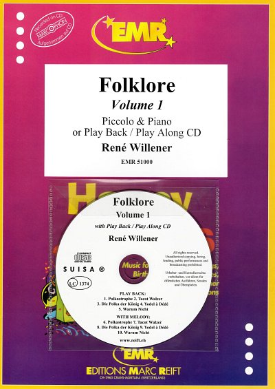 R. Willener: Folklore Volume 1, PiccKlav (+CD)