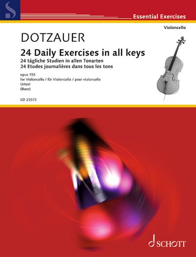 F. Dotzauer y otros.: 24 Daily Exercises in all Keys