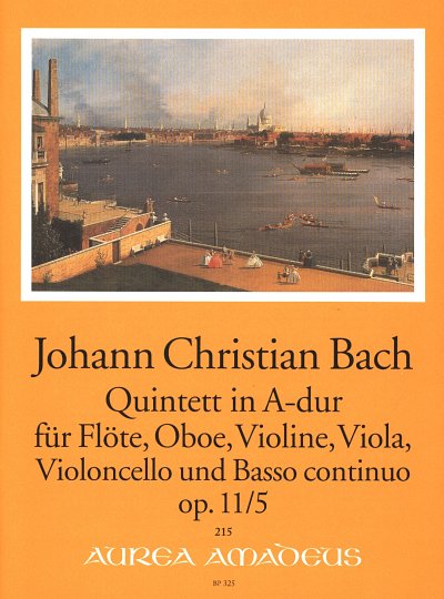 J.C. Bach: Quintett in A-Dur op. 11/5, FlObVlVaVcBc (Pa+St)