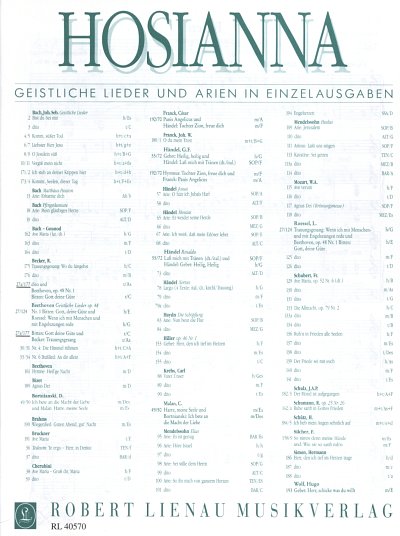 Becker/Beethoven:Trauungsgesang und Gott deine Guete, GesKla