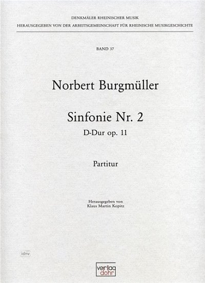 Burgmüller, N.: Sinfonie No.2 D-Dur op.11, Sinfo (Part.)