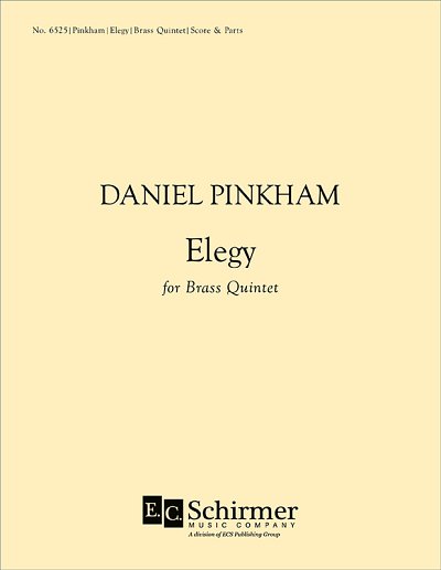D. Pinkham: Elegy, 5Blech (Pa+St)
