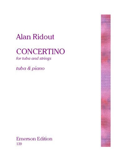 A. Ridout: Concertino For Tuba, TbKlav (KlavpaSt)