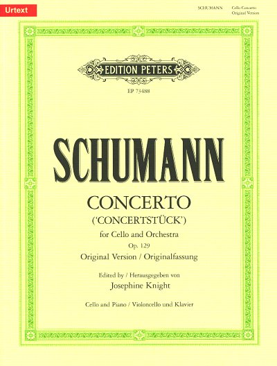R. Schumann: Concerto ('Concertstück') fo, VcOrch (KlavpaSt)