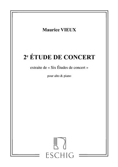 Études Concert No. 2, VaKlv (Part.)