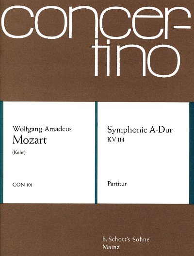 W.A. Mozart: Sinfonie A-Dur KV 114