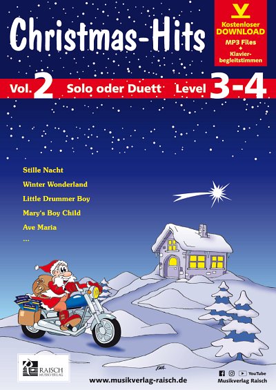 R. Raisch: Christmas Hits 2, 1-2Asax;Klv (+mp3/pdf)