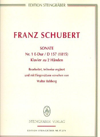 F. Schubert: Sonate E-Dur Nr. 1 D157, Klav
