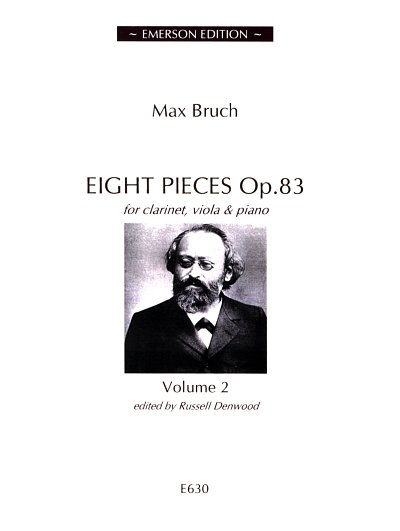 M. Bruch: Acht Stücke op. 83/5-8, KlarVlaKlav (Pa+St)