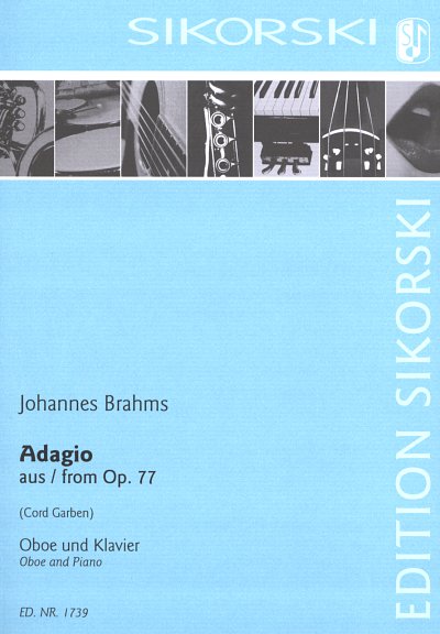 J. Brahms: Adagio aus op. 77, ObKlav (KlavpaSt)