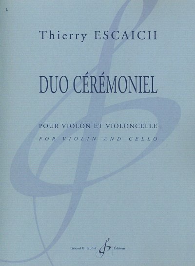 AQ: T. Escaich: Duo ceremoniel, VlVc (Part.) (B-Ware)