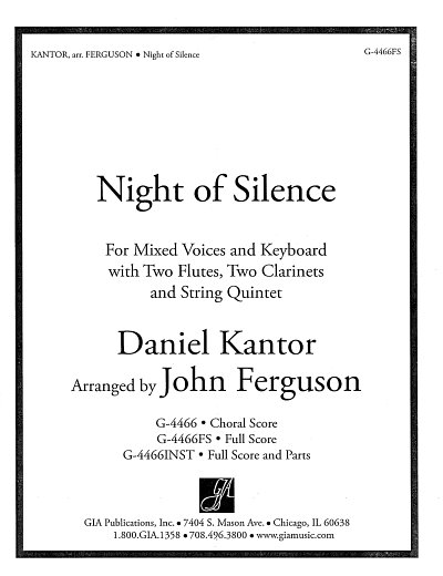D. Kantor: Night of Silence - Full Score, GchOrch (Part.)