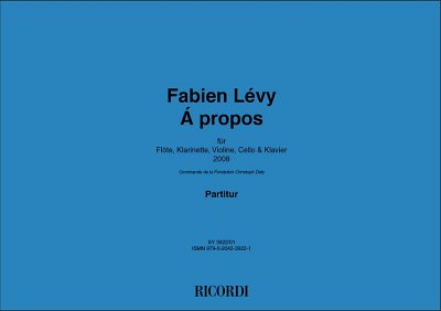 F. Lévy: À propos (Part.)