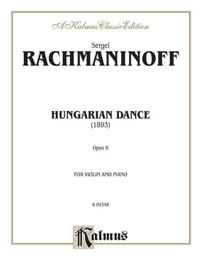 S. Rachmaninow: Hungarian Dance (Urtext)