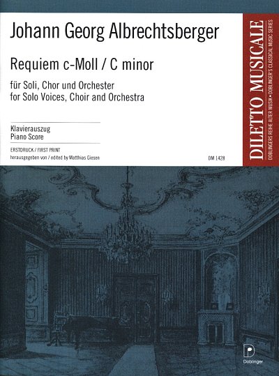 J.G. Albrechtsberger: Requiem c-Moll, 4GesGchOrchO (KA)