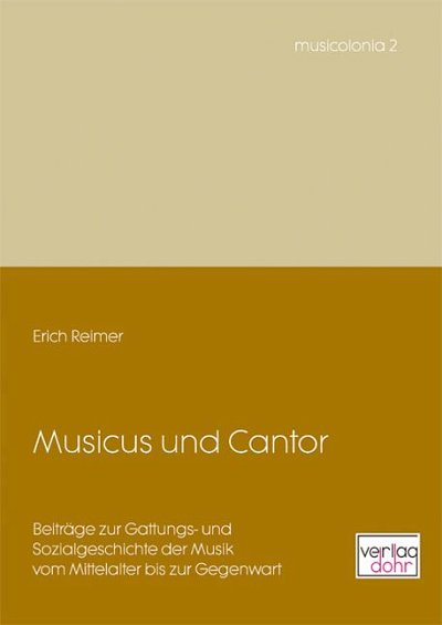 E. Reimer: Musicus und Cantor