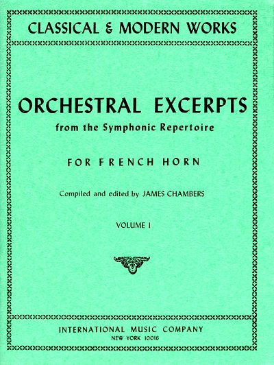 Orchestral Excerpts 1 Hoorn (Bu)