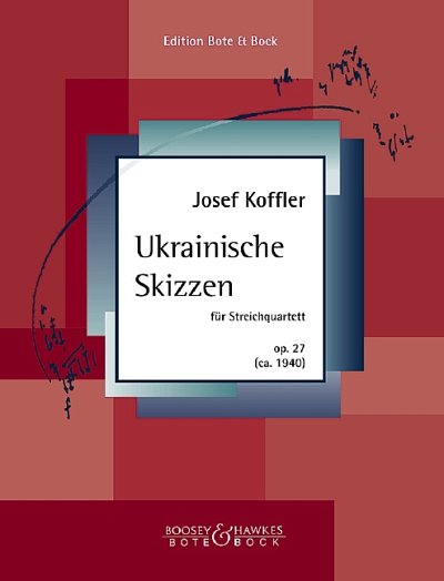 J. Koffler: Ukrainische Skizzen op. 27 , 2VlVaVc (Pa+St)