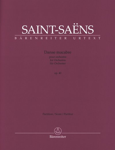 C. Saint-Saëns: Danse macabre op. 40, VlOrch (Part)