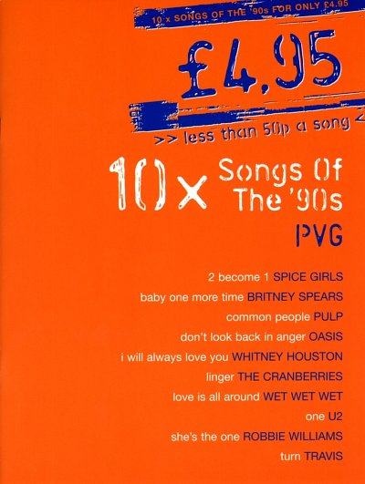 10 x Songs of the '90s PVG