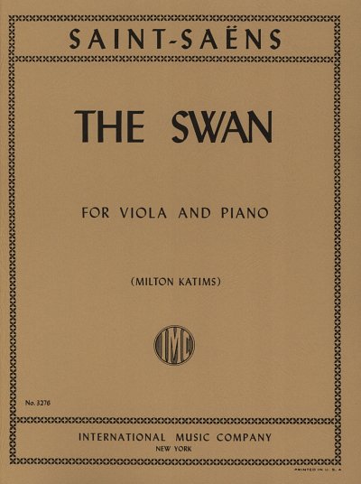 C. Saint-Saëns: Le Cygne (The Swan) (Katims) (Bu)