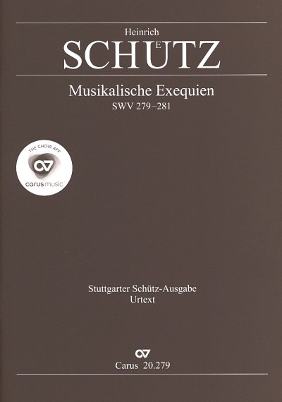 H. Schuetz: Musikalische Exequien SWV 2, 8GsOrgB;GchM (Part.