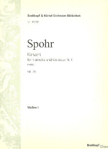 L. Spohr: Konzert c-Moll Nr. 1 op. 26 (Vl1)
