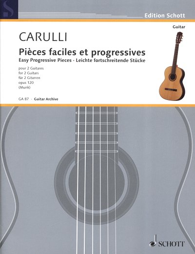 F. Carulli: Leichte Fortschreitende Stuecke Op 120 Gitarren