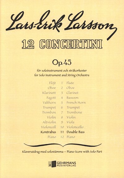 L.-E. Larsson: Concertino 11 Op 45