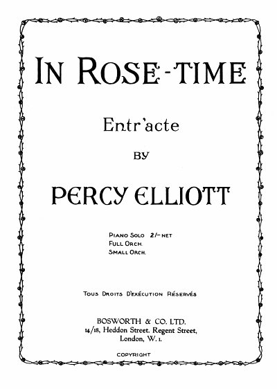 Elliott, P Rose Time