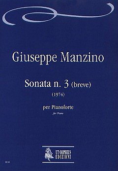 G. Manzino: Sonata No. 3 (breve) (1974), Klav
