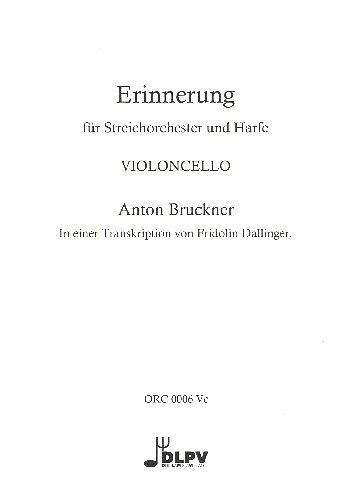 A. Bruckner: Erinnerung, StrHarf (Vc)